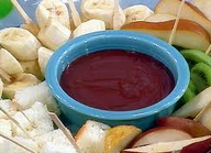 Chocolate-Almond Fondue
