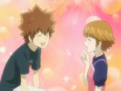 Tsuna and Kyoko