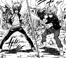 Tsuna and Enma's battle