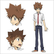 Anime character sheet tsuna