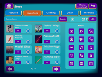 Watch Menu - Store (Inventions)