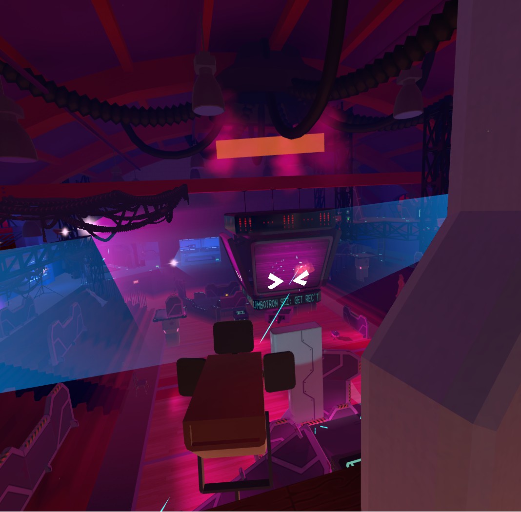 The Rise Of Jumbotron Rec Room Wiki Fandom Ed By Wikia Jumbotron Seen From A Catwalk