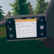 Profile camera settings