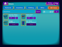 Watch Menu - Store (RR+ Items)