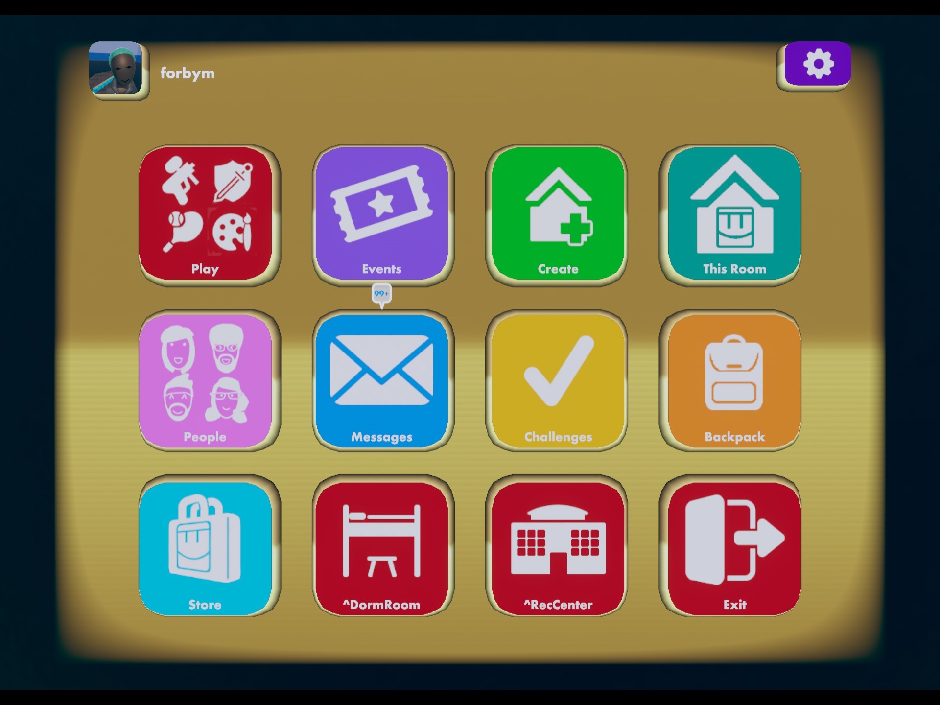 rec room menu