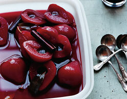 Poached pears