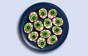 Eyeball Deviled Eggs