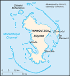 Map of Mayotte
