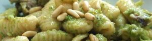 Cavatelli with broccoli and raisins