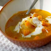 Gulerod og Appelsinsuppe