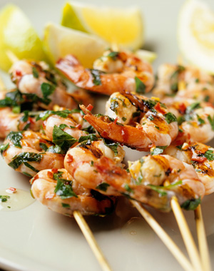 Prawn skewers - large