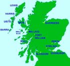 Map of Scotland