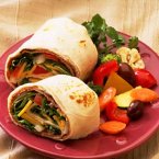 Cheesy Roast Beef Wraps