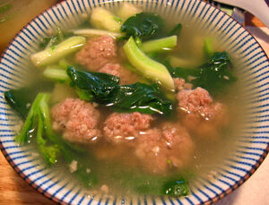 Meatball soup