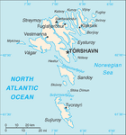 Map of Faroe Islands