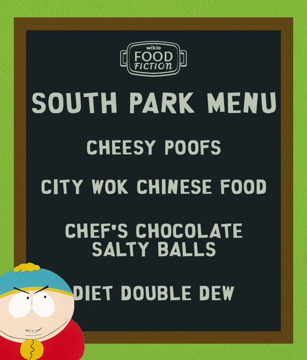 FF SouthPark Menu