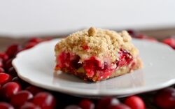 Cranberry orange bars
