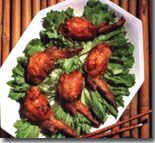 V stuff chicken wings