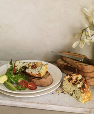 Baked Herb Ricotta and Roast Cherry Tomatoes