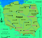 Map of Poland