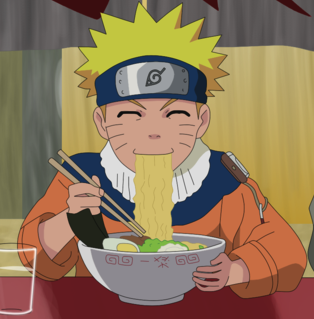 naruto pop eating noodles