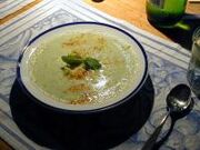Cold Cucumber Basil Soup