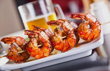 Chili Prawn Skewers
