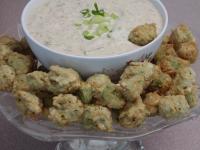 Fried Okra Cajun Style With Remoulade Sauce