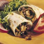 Bean and Veggie Wrap