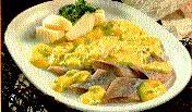 Herring with potato ring