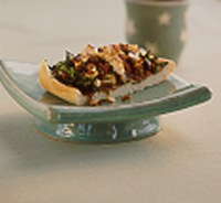 Vegetarian Turkish Pide