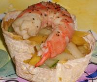Thai Mango Salad With Marinated Shrimps