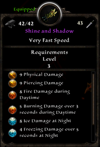 Shine and shadow stats