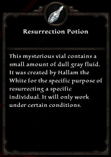 Resurrection Potion | Amalur Wiki | Fandom