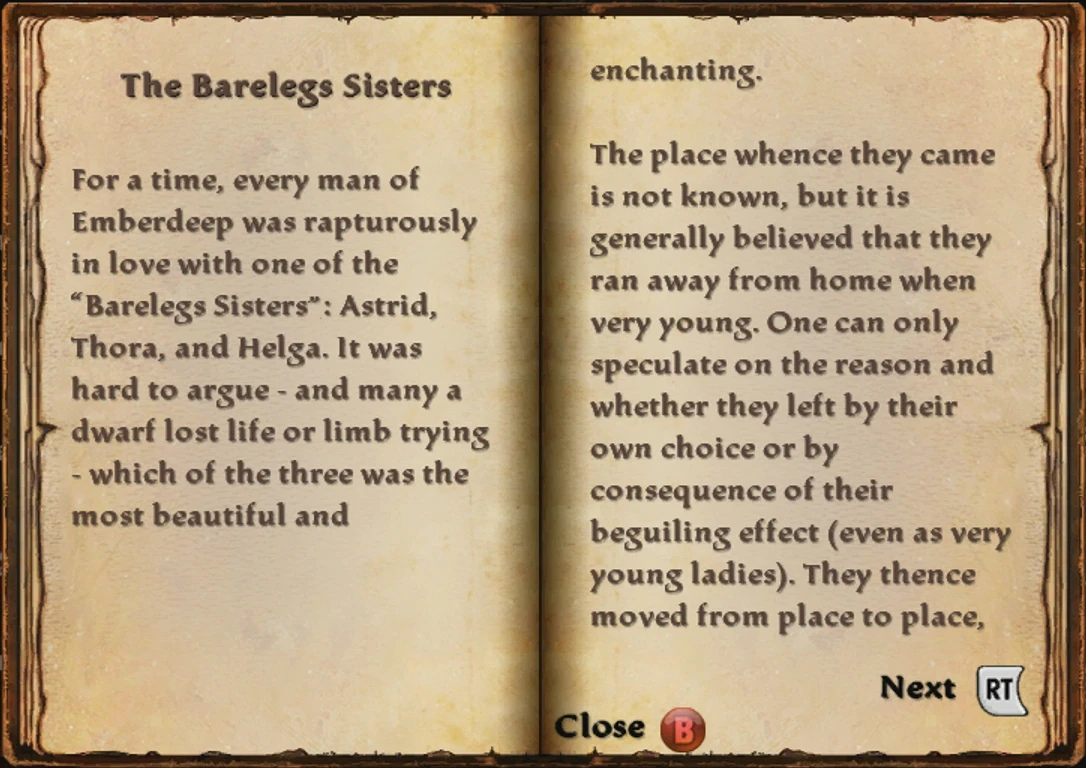 The Barelegs Sisters Amalur Wiki Fandom