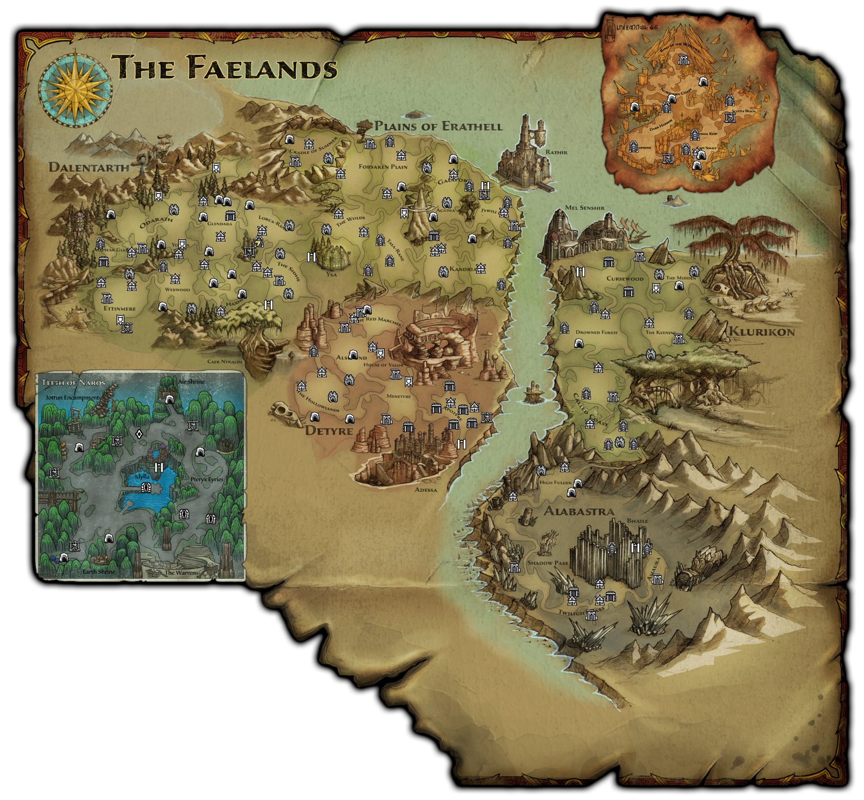 Image Map Amalur Wiki Fandom Powered By Wikia 