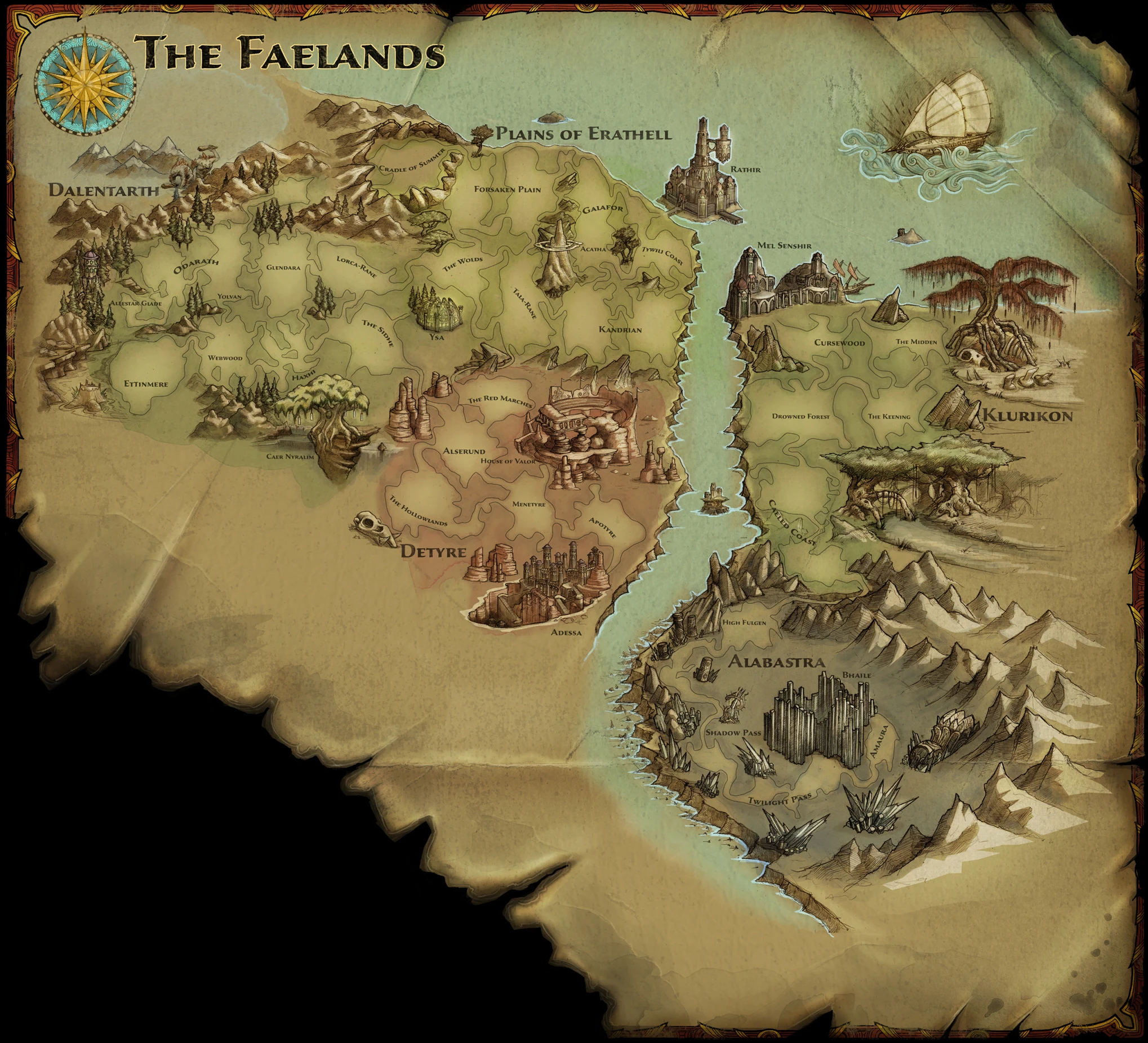 Kingdoms Of Amalur Reckoning Map Maps For You