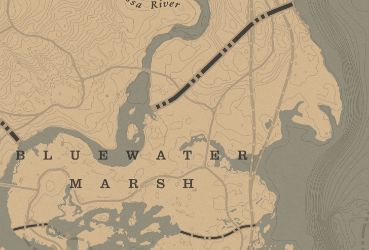 Red Dead Redemption Bluewater Marsh