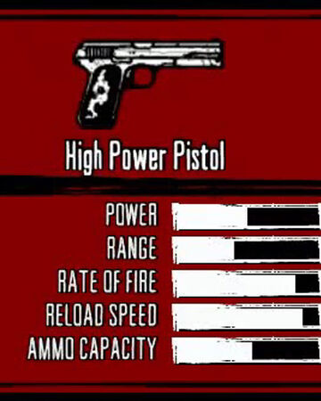 High Power Pistol Red Dead Wiki Fandom