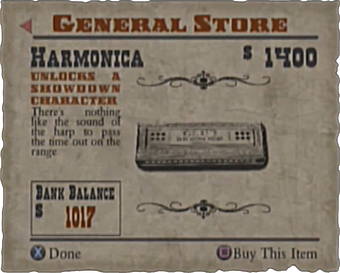 Harmonica | Red Dead Wiki | Fandom