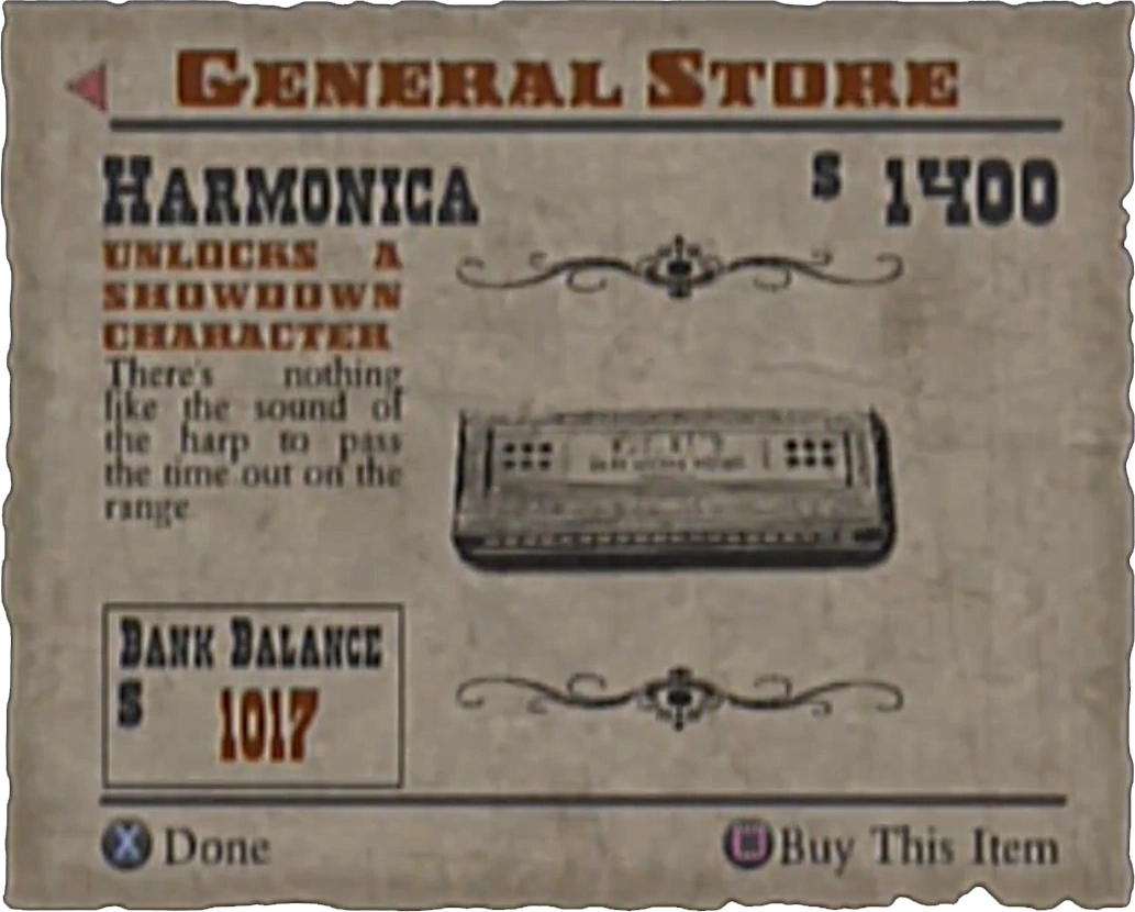 Harmonica Red Dead Wiki FANDOM powered by Wikia