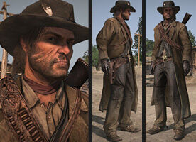 John Marston: Duster Coat - Red Dead Redemption Minecraft Skin