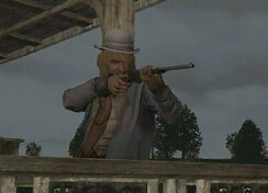 Winkler with rifle