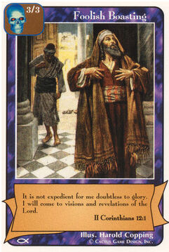 Foolish Boasting - Apostles