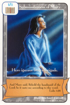 Submissiveness of Mary (D)