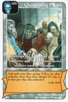 Questioning Christ's Authority (Di)