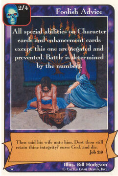 Foolish Advice (Wo)