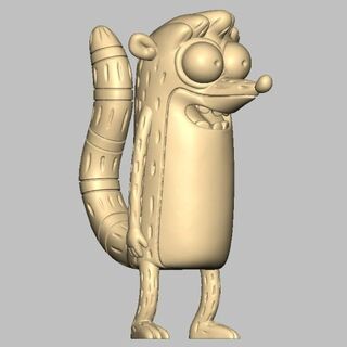 regular show rigby figure
