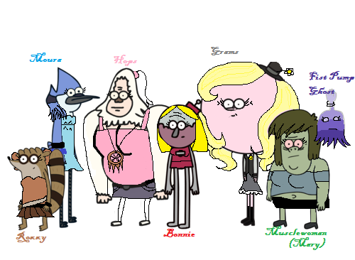 regular show gender bender my version regular show fanon wiki