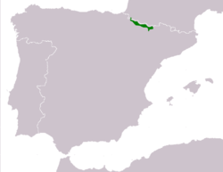 250px-Rana pyrenaica range Map